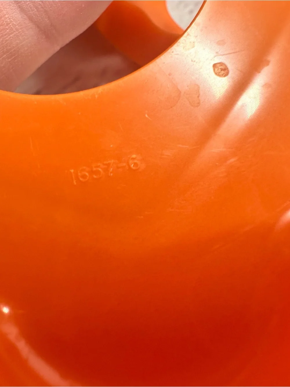 Vtg Tupperware cut a shape Orange nesting Cookie Cutter Set retro